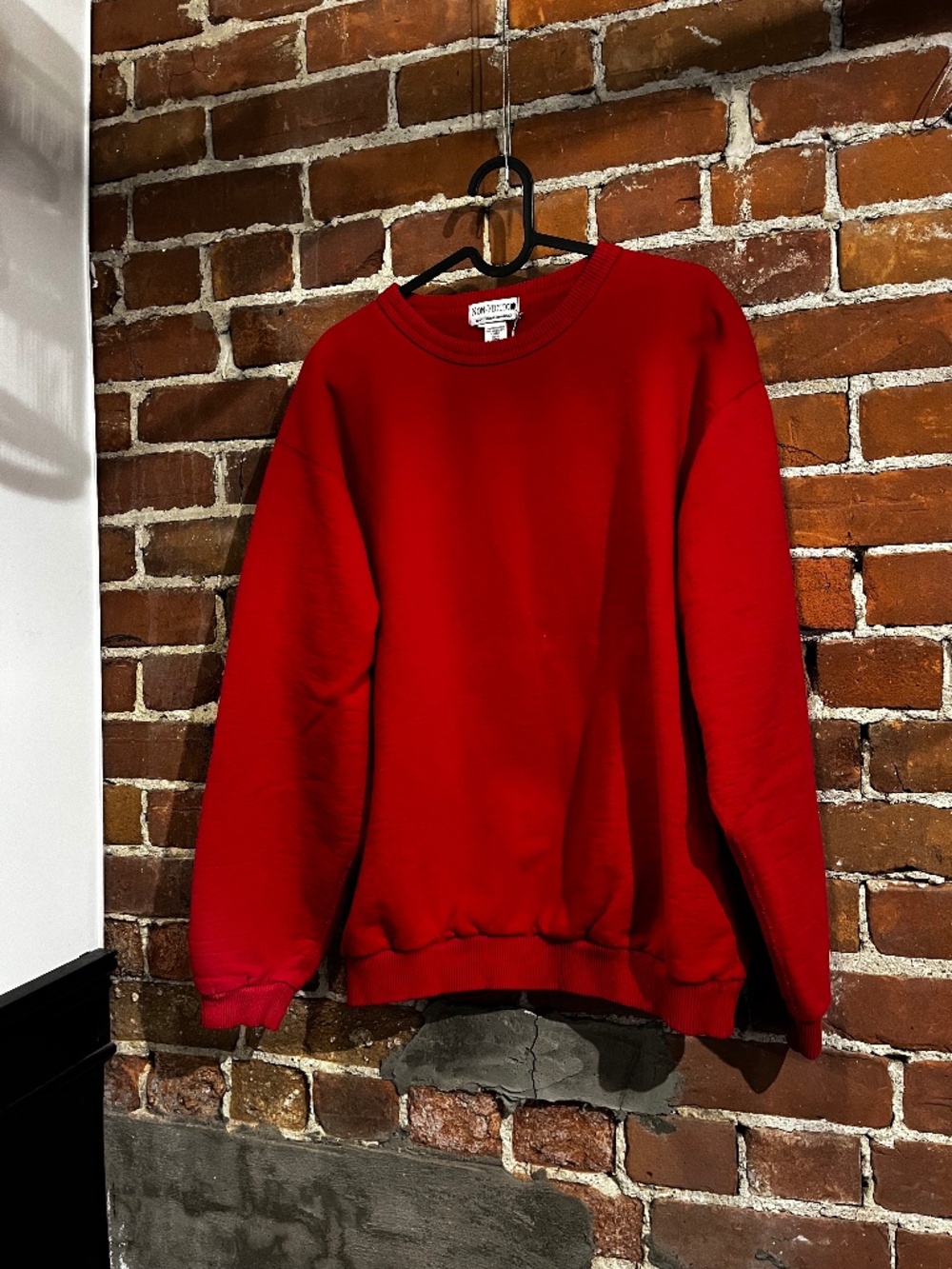 Vintage 90s Non-Fiction Red Crewneck Sweatshirt